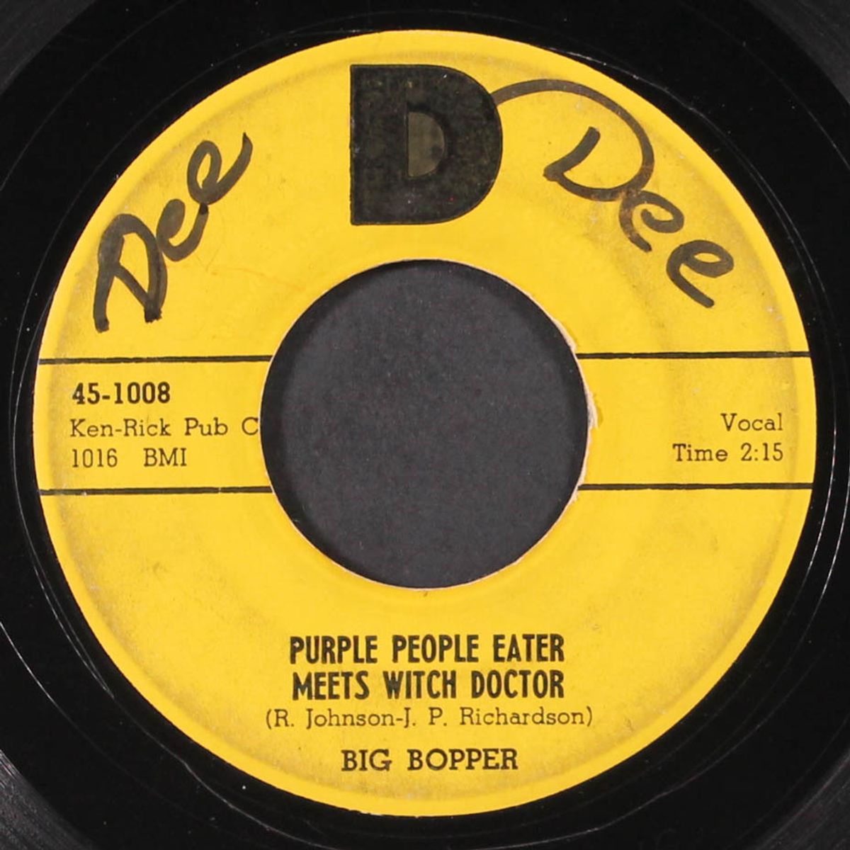 chantilly lace / purple people eater meets witch doctor by BIG BOPPER