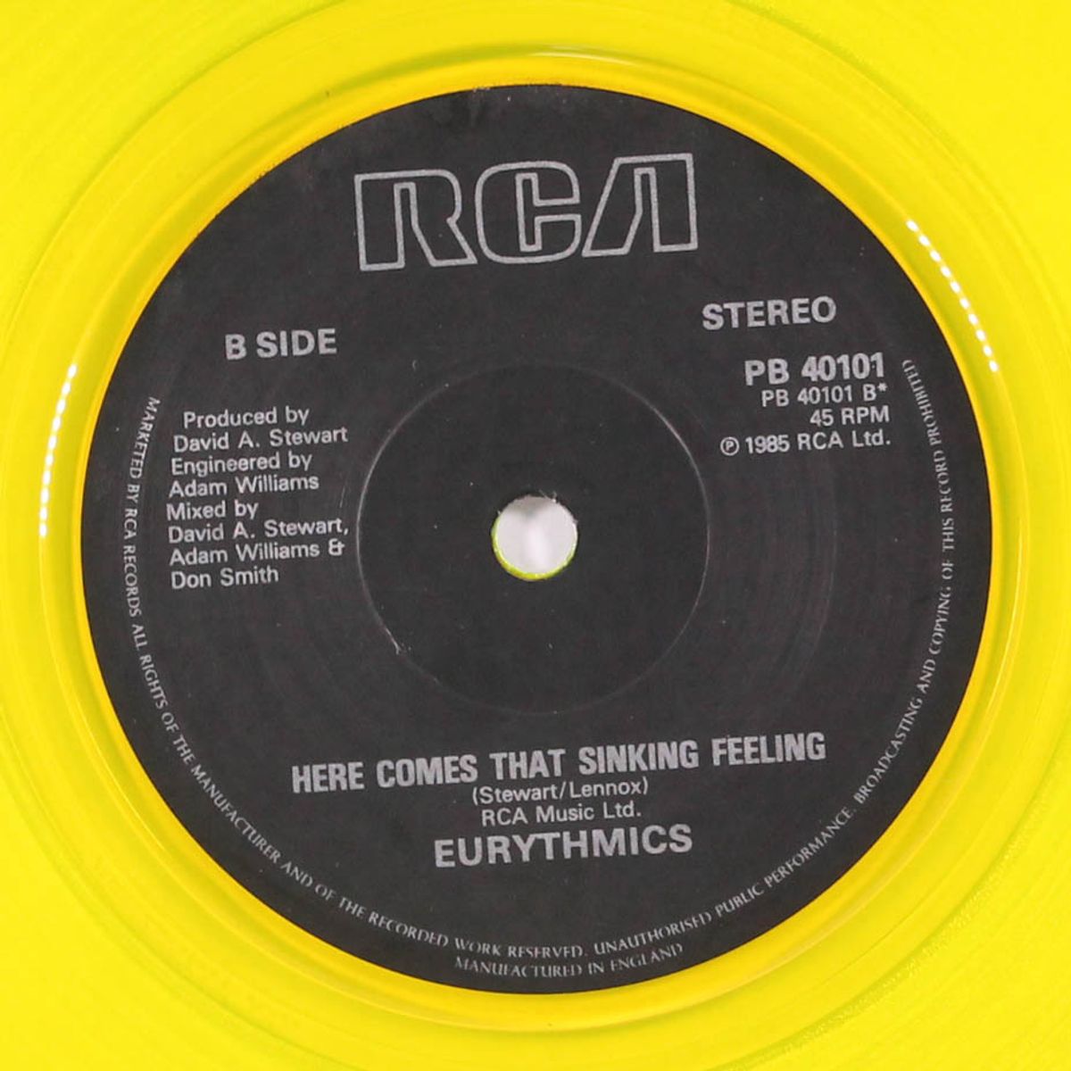 would i lie to you? / here comes that sinking feeling by EURYTHMICS