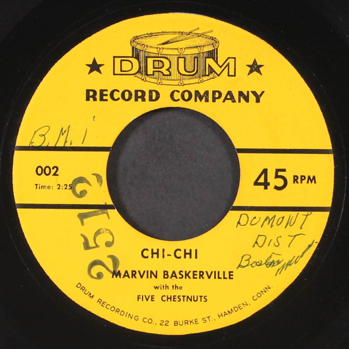 chapel in the moonlight / chi chi by MARVIN BASKERVILLE & FIVE CHESTNUTS