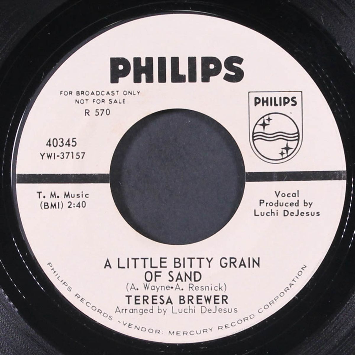little buddy / a little bitty grain of sand by TERESA BREWER