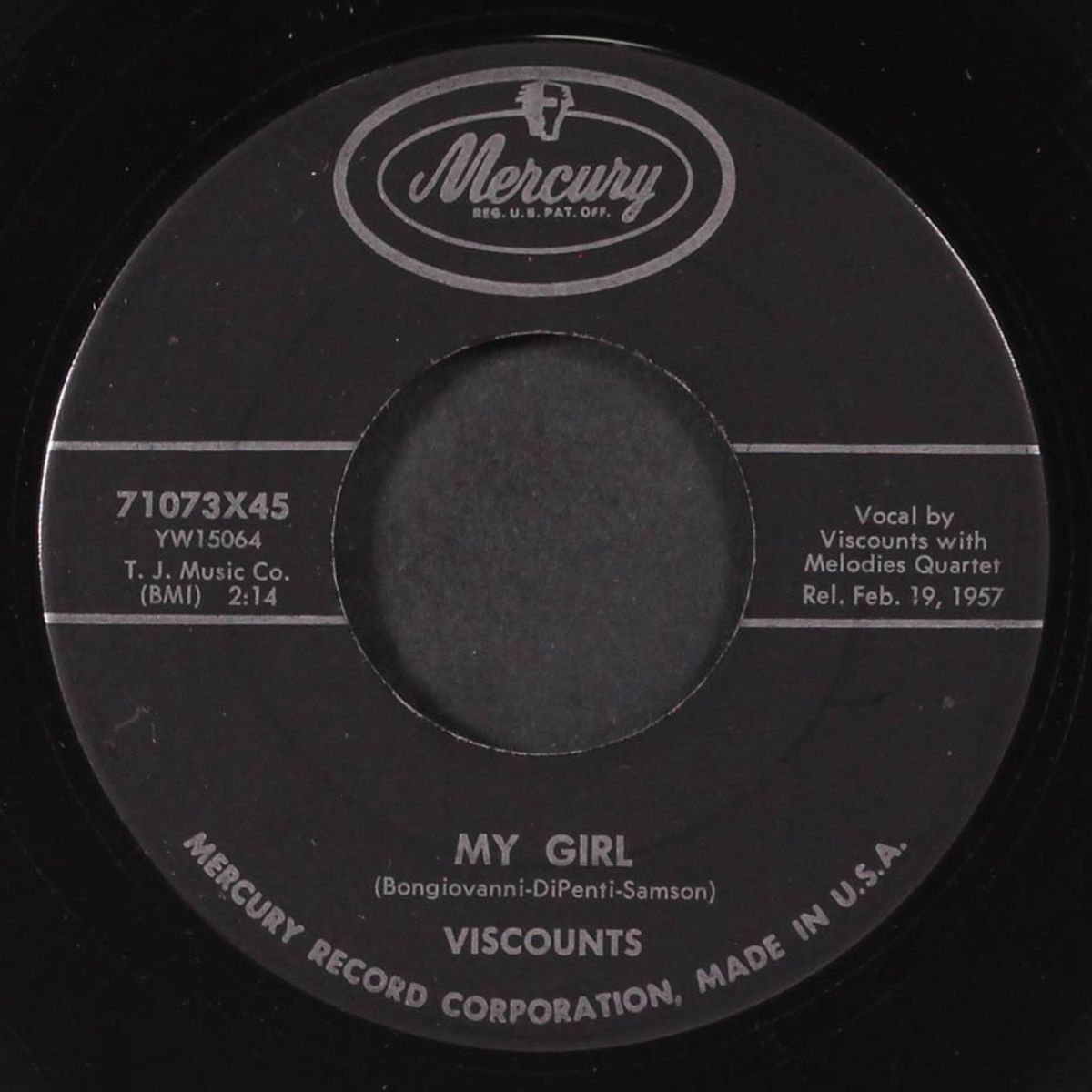 raindrop / my girl by VISCOUNTS