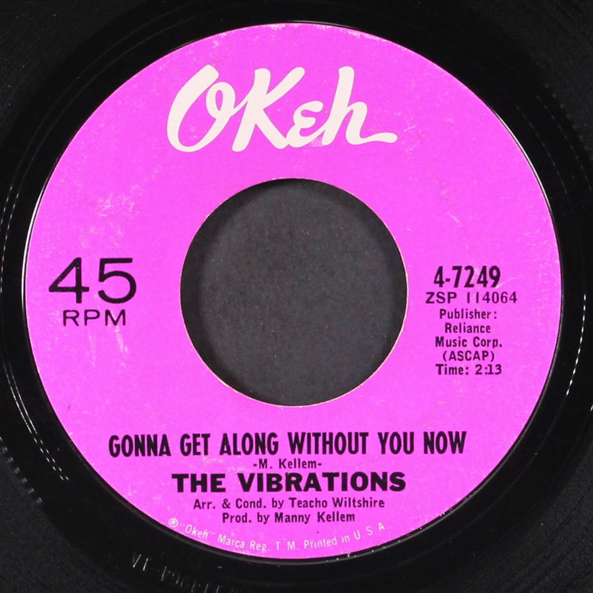 forgive & forget / gonna get along without you now by VIBRATIONS