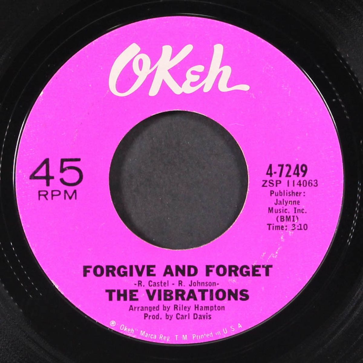 forgive & forget / gonna get along without you now by VIBRATIONS