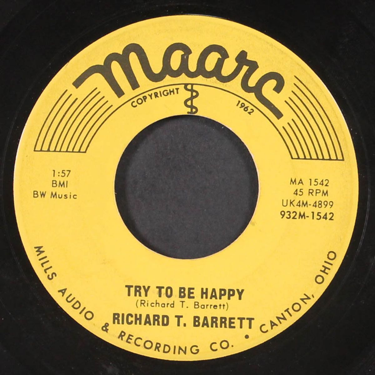 try to be happy / your gentle heart by RICHARD BARRETT