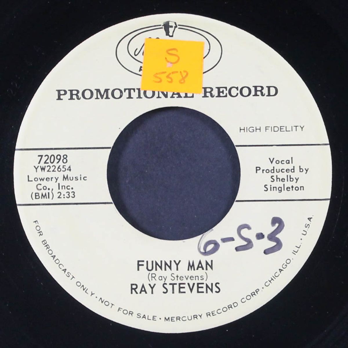 funny man / just one of life's little tragedies by RAY STEVENS