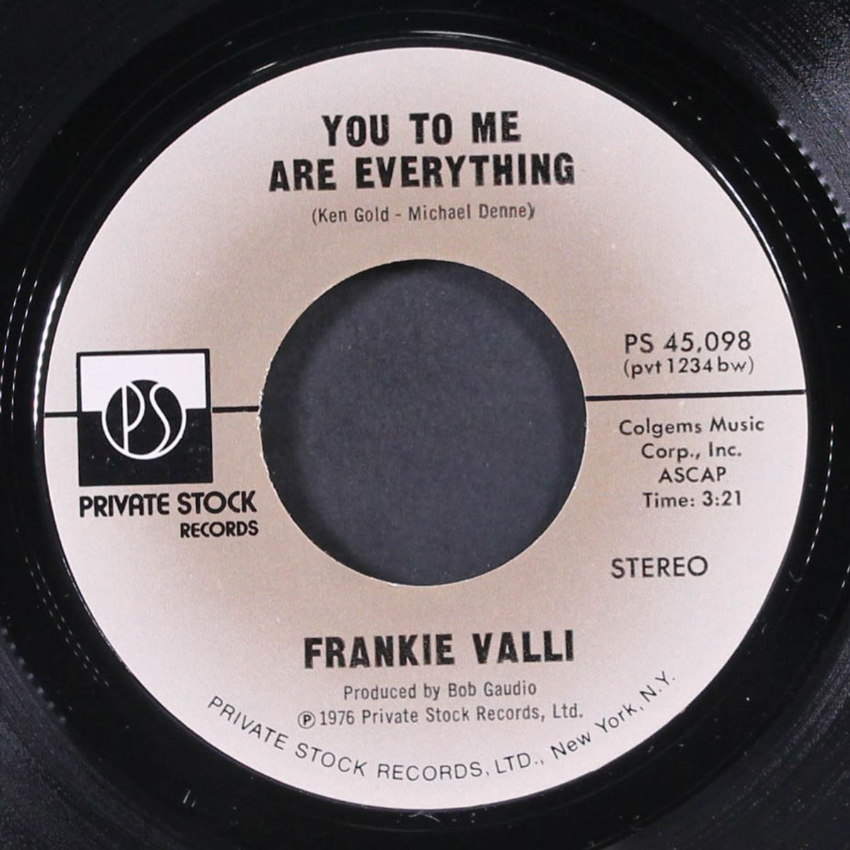 we're all alone / you to me are everything by FRANKIE VALLI