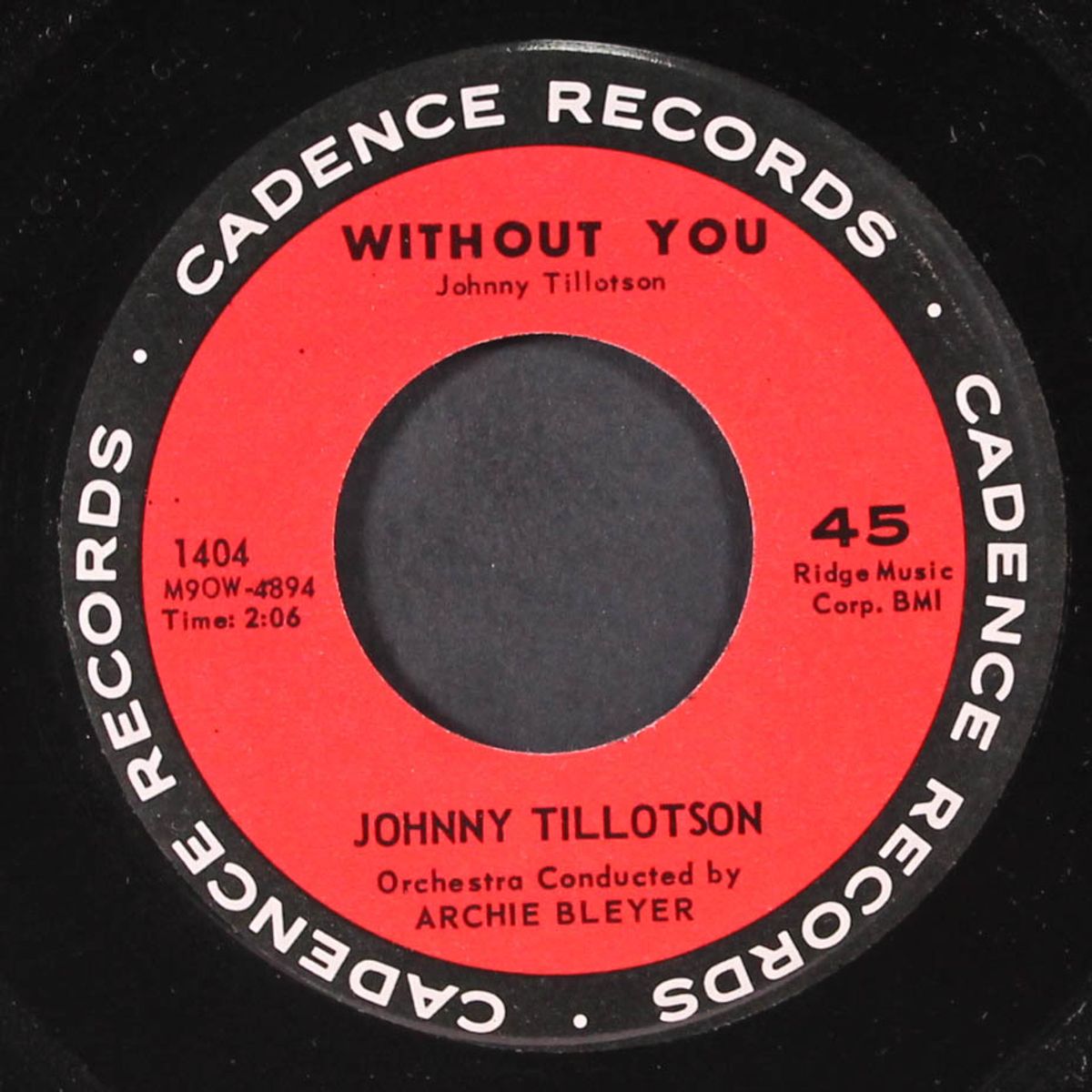 without you / cutie pie by JOHNNY TILLOTSON