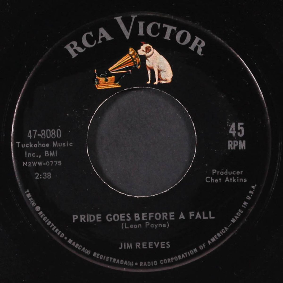 i'm gonna change everything / pride goes for a fall by JIM REEVES