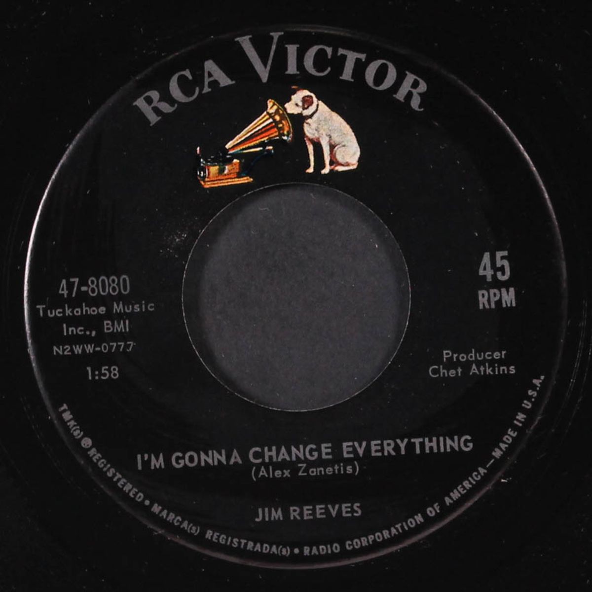 i'm gonna change everything / pride goes for a fall by JIM REEVES
