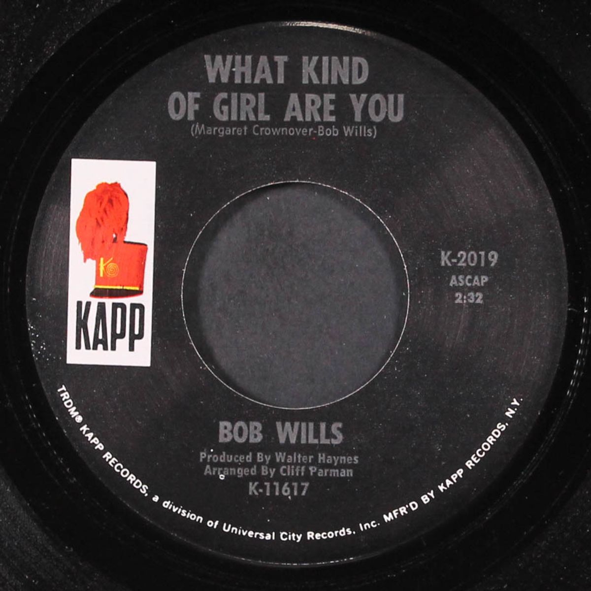 what kind of girl are you / look what trouble left behind by BOB WILLS