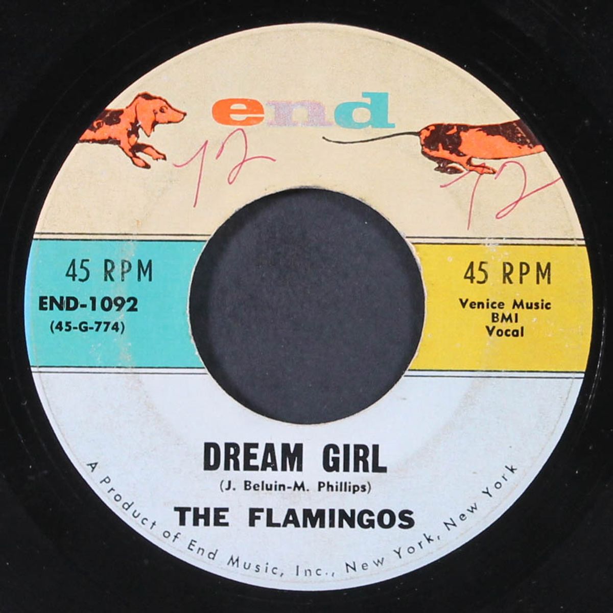 dream girl / time was by FLAMINGOS