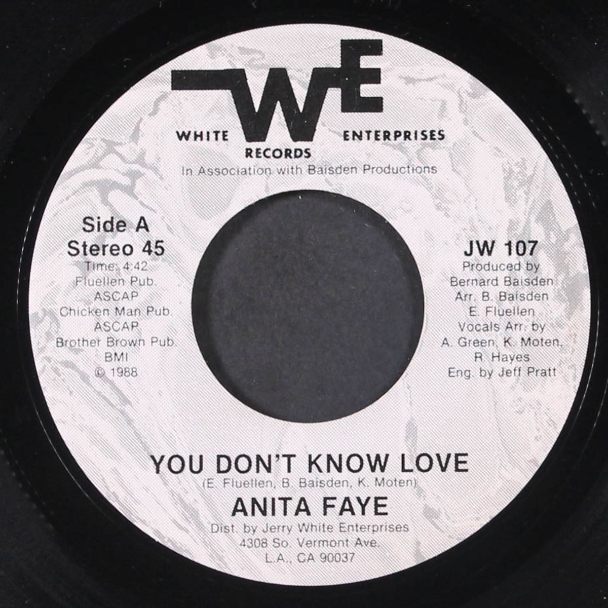 all your love / you don't know love by ANITA FAYE