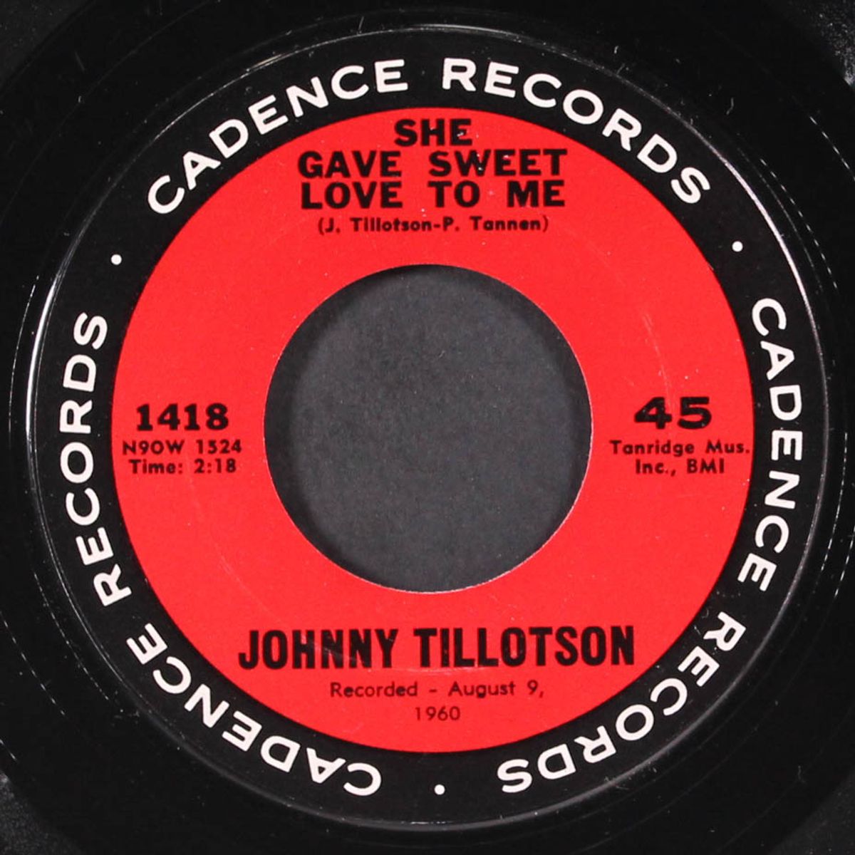 it keeps right on a- hurtin' / she gave sweet love to me by JOHNNY TILLOTSON