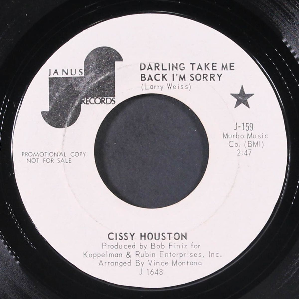 darling, take me back, i'm sorry / hang on to a dream by CISSY HOUSTON