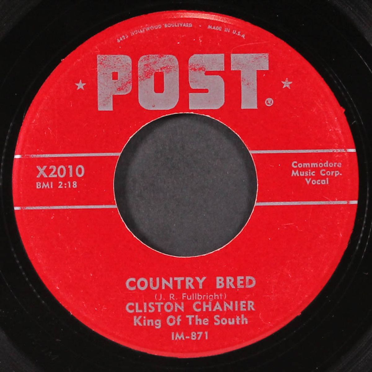 rockin' the bop / country bred by CLISTON CHANIER