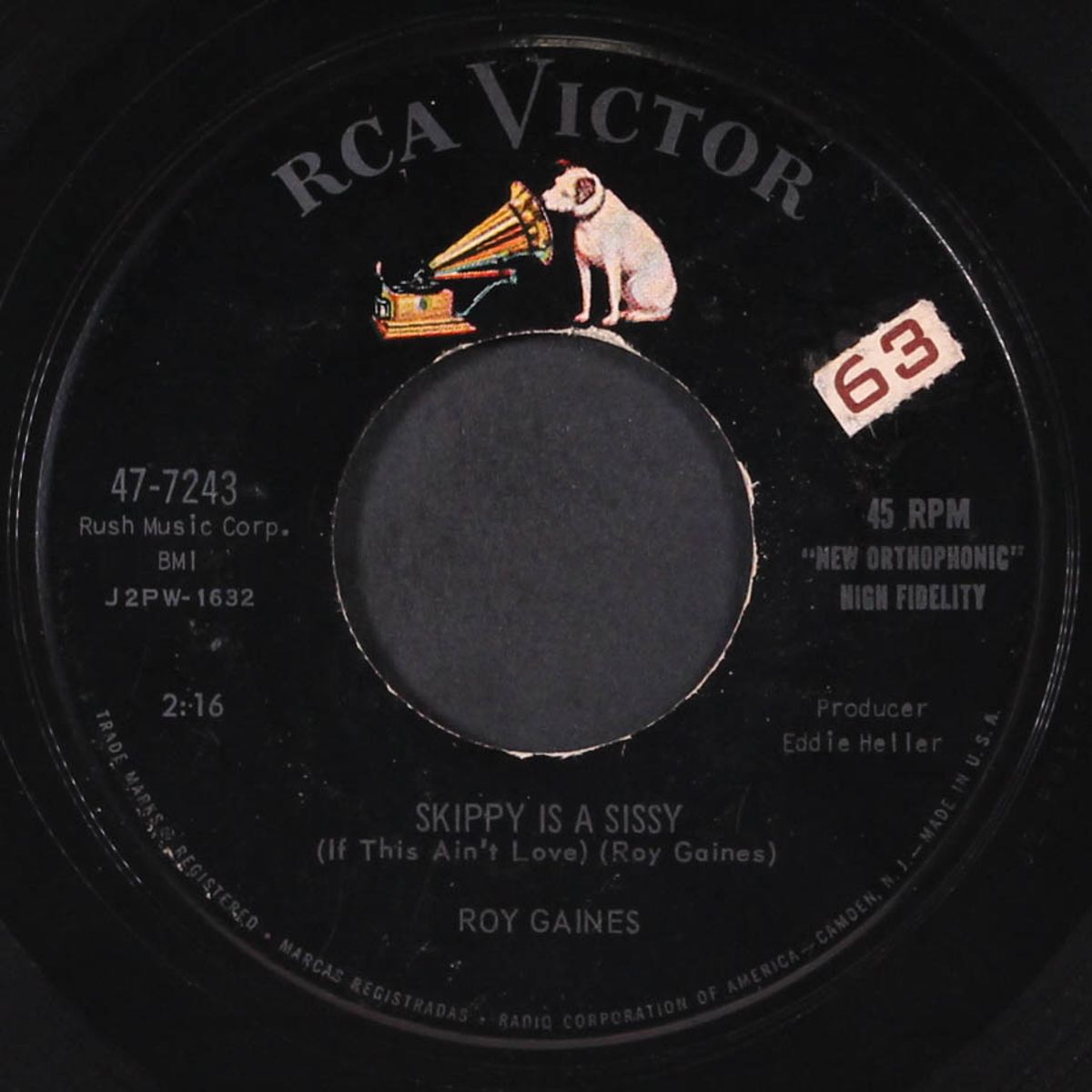 skippy is a sissy by ROY GAINES