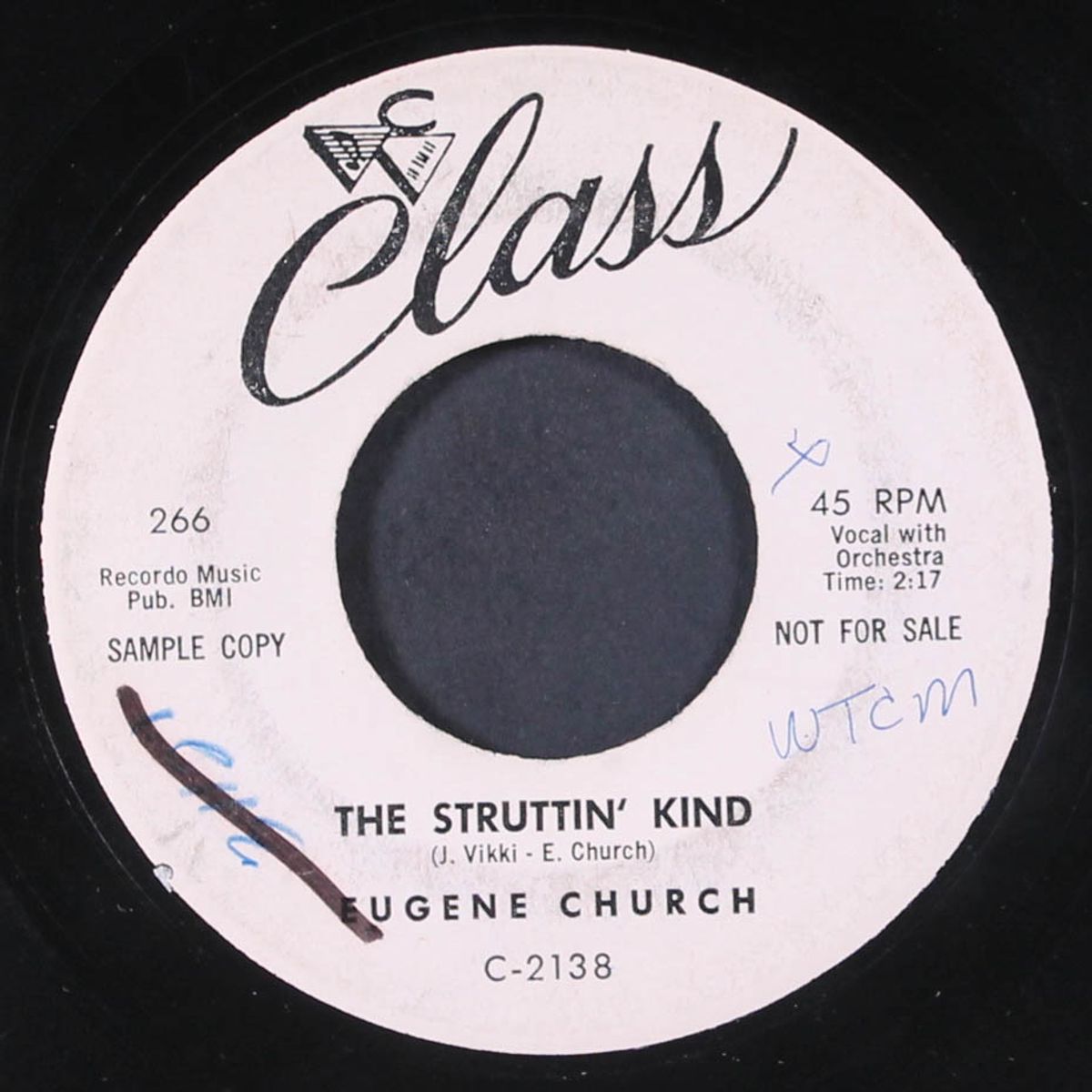 the struttin' kind / that's what's happin' by EUGENE CHURCH