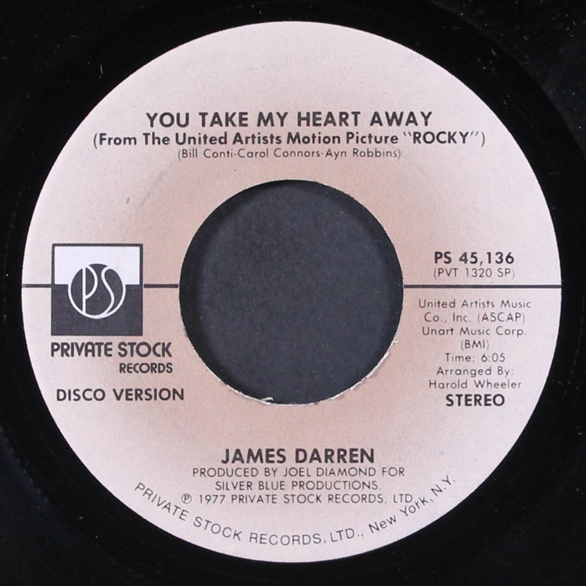 you take my heart away / same (disco version) by JAMES DARREN