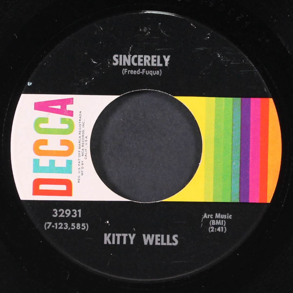 sincerley by KITTY WELLS