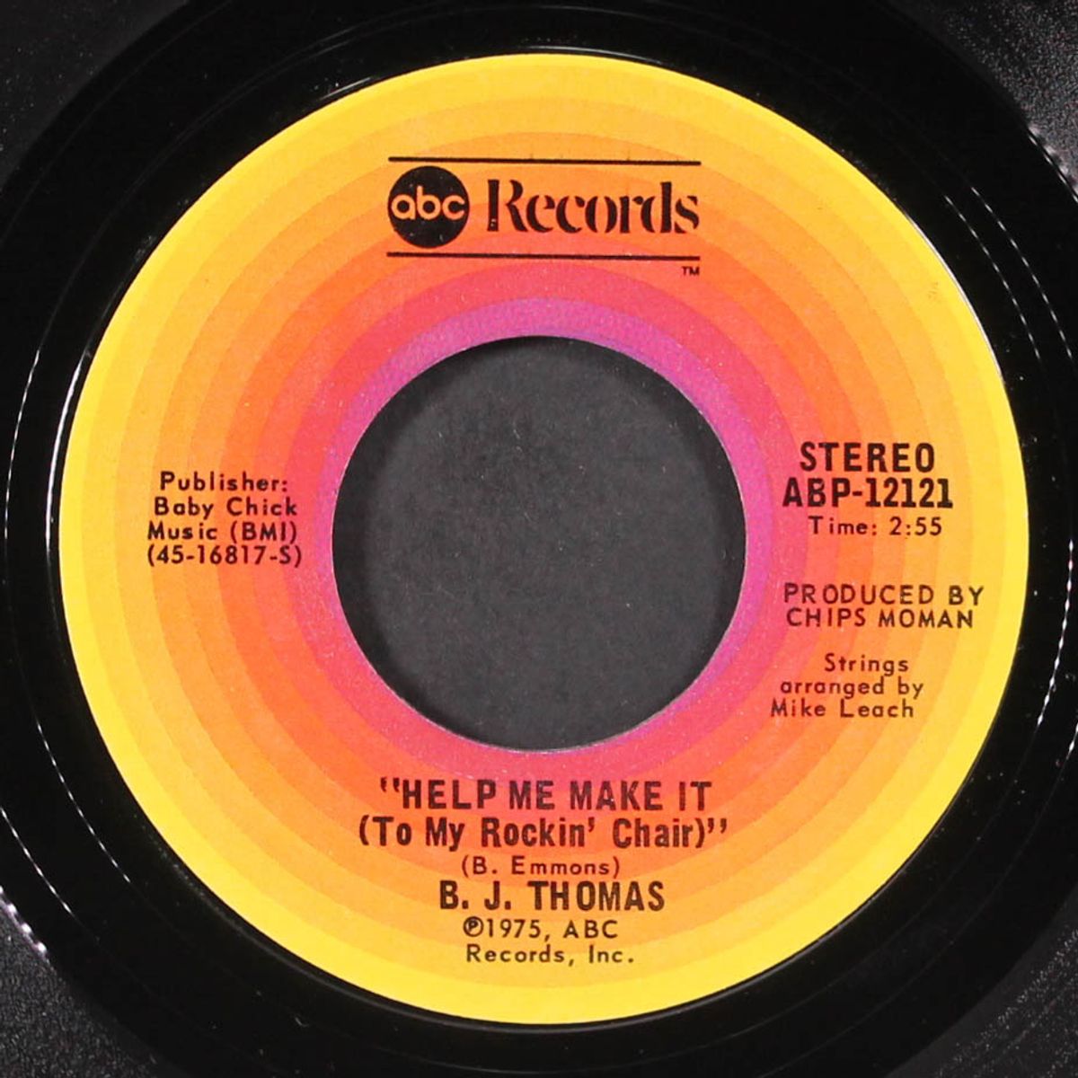 help me make it (to my rockin' chair) by B.J. THOMAS