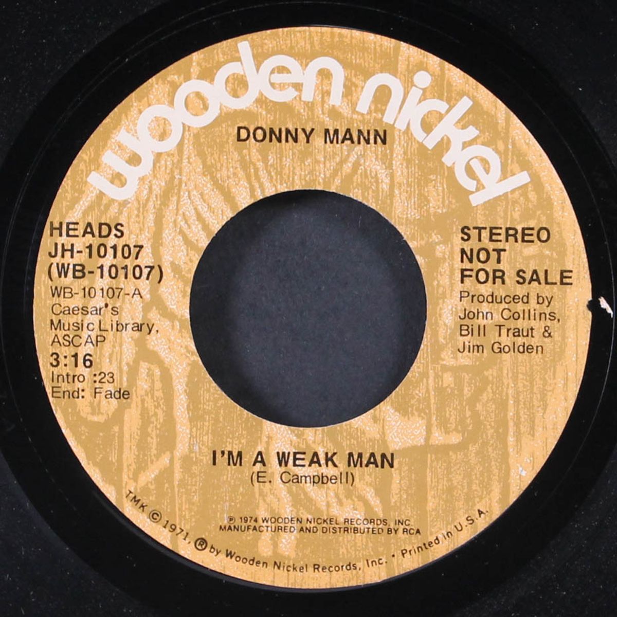 i'm a weak man / mono by DONNY MANN