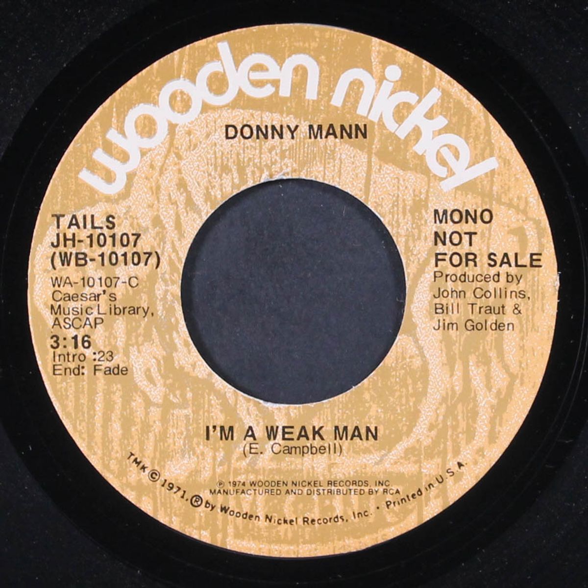 i'm a weak man / mono by DONNY MANN