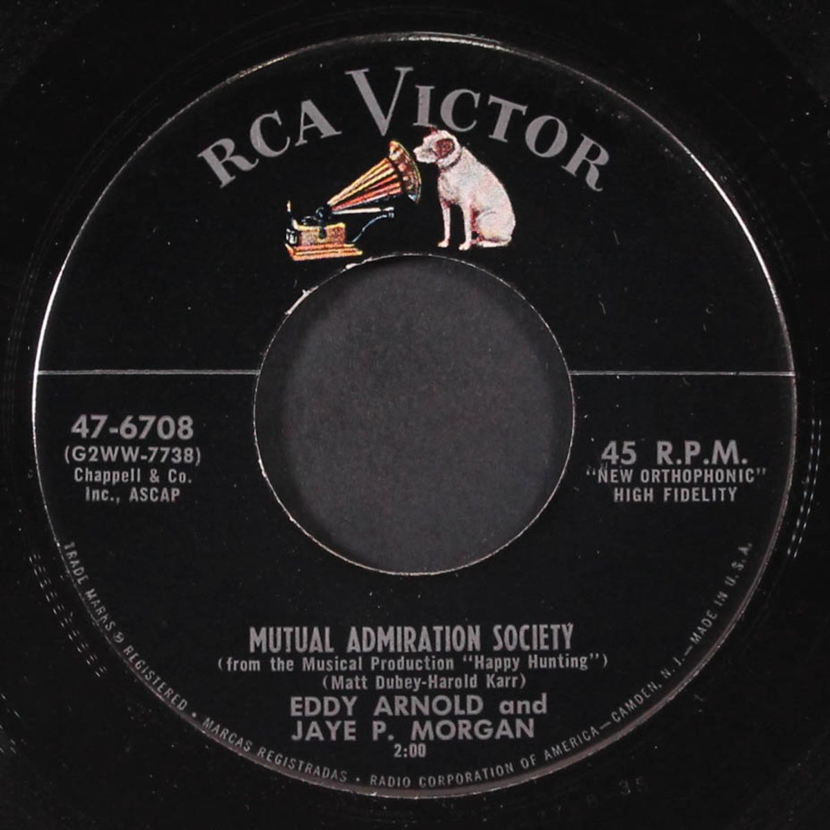 mutual admiration society by EDDY ARNOLD & JAYE P. MORGAN