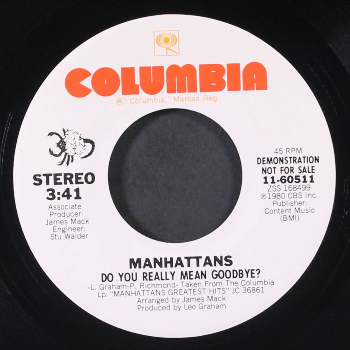 do you really mean goodbye? / same by MANHATTANS