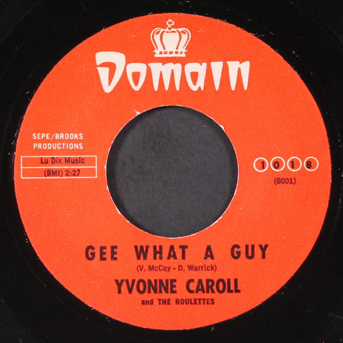 gee what a guy / stuck on you by YVONNE CAROLL