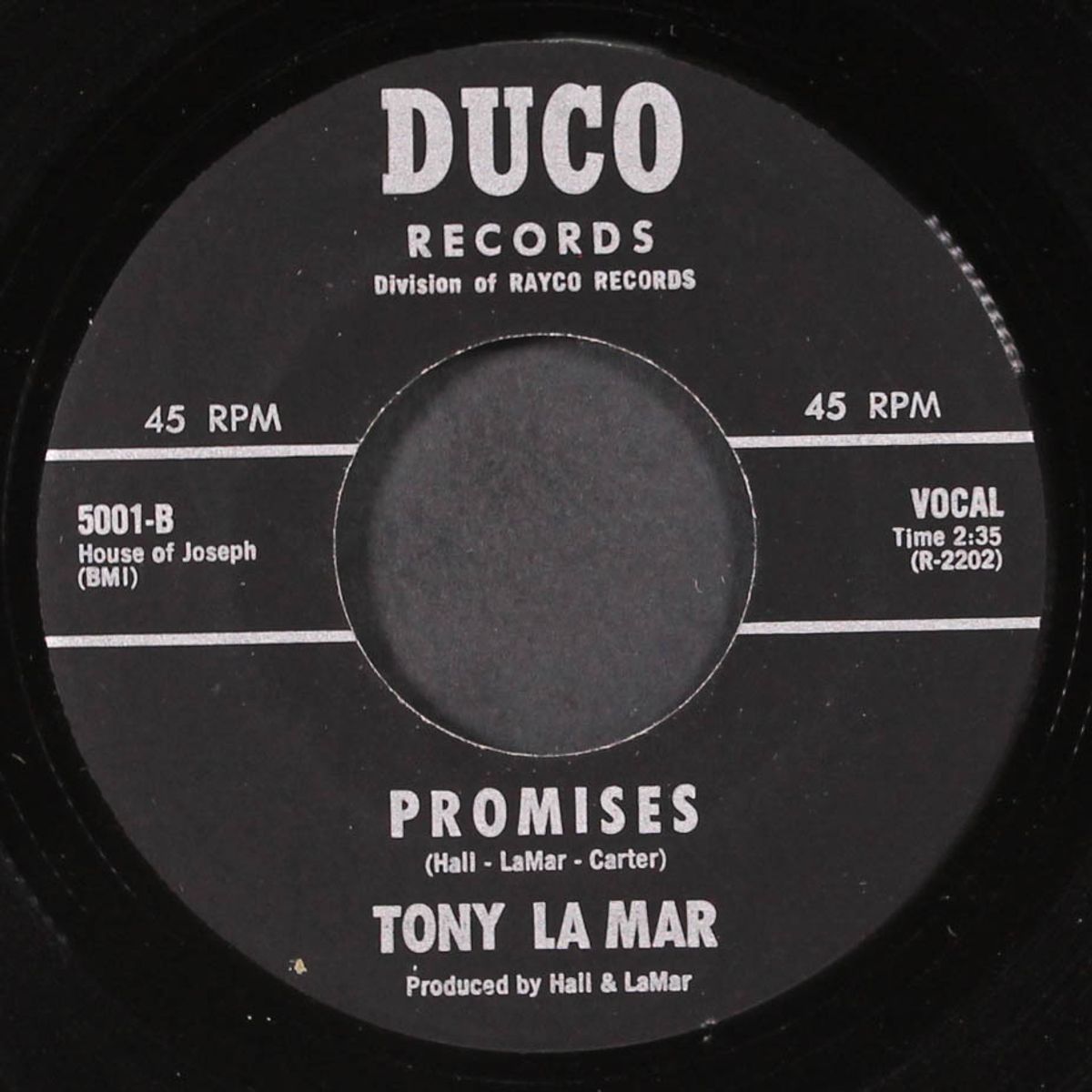 come out tonight / promises by TONY LA MAR