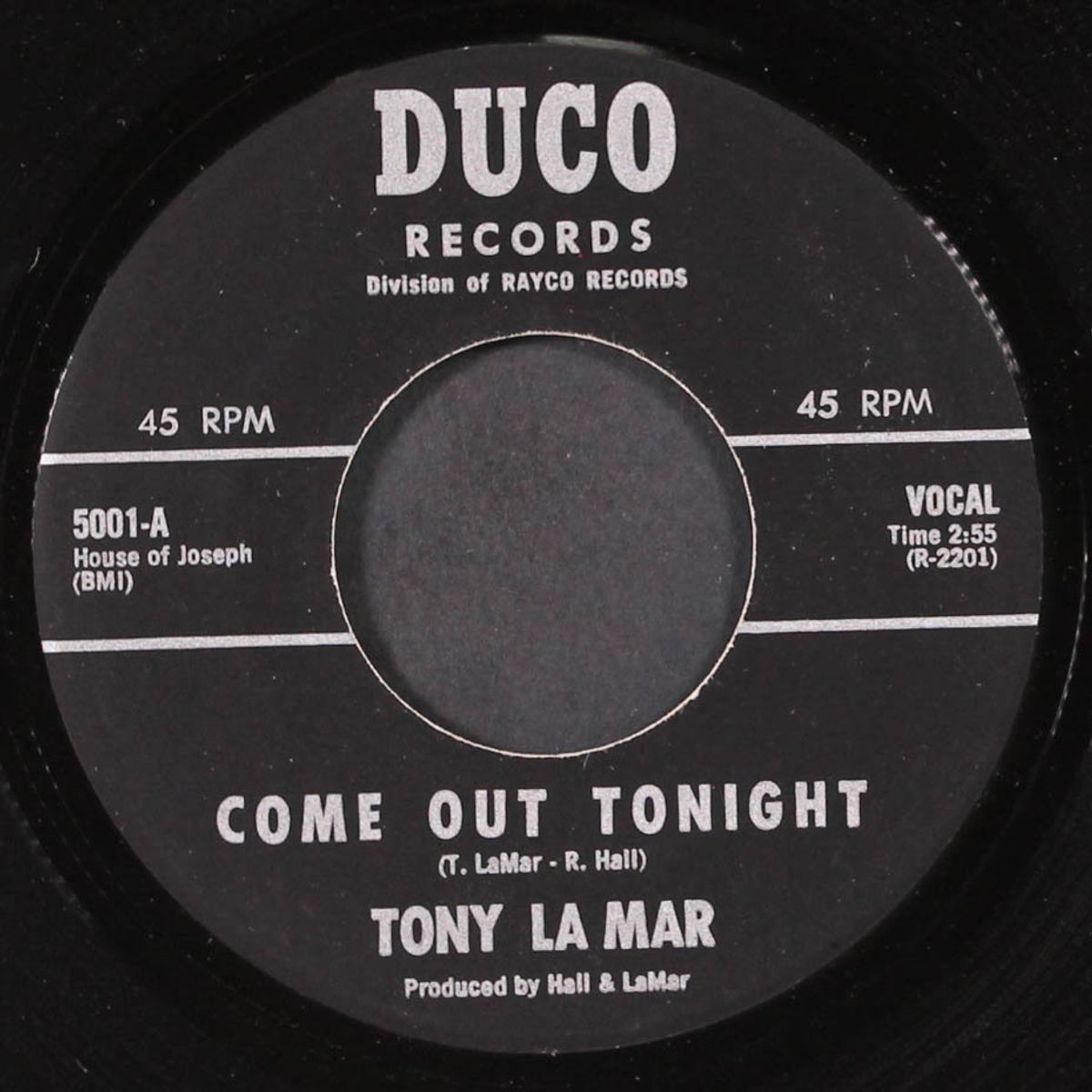 come out tonight / promises by TONY LA MAR