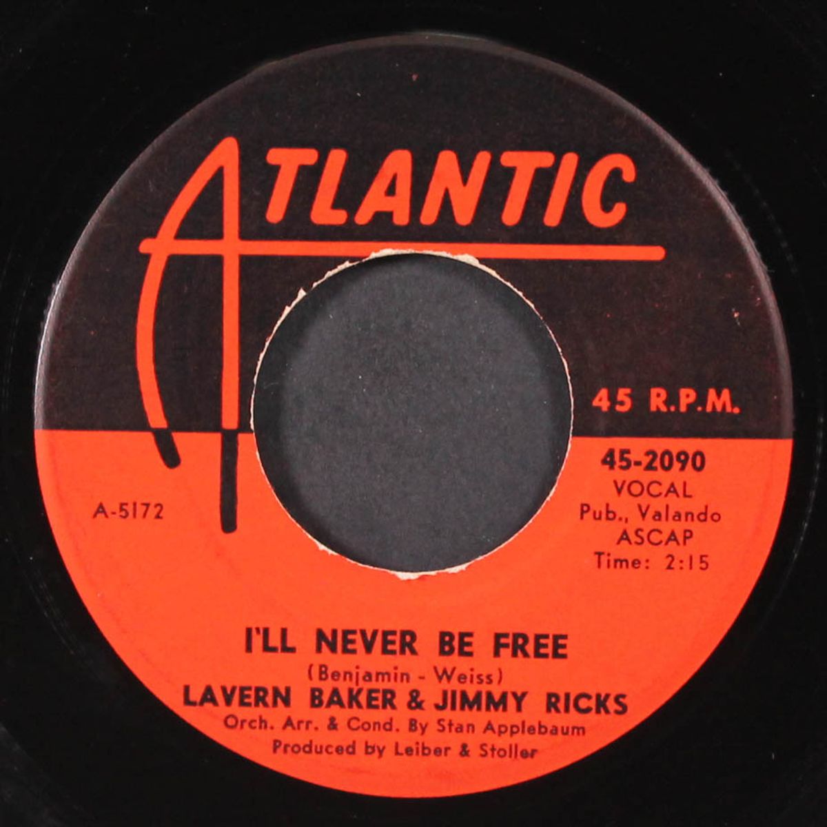 you're the boss / i'll never be free by LAVERN BAKER & JIMMY RICKS