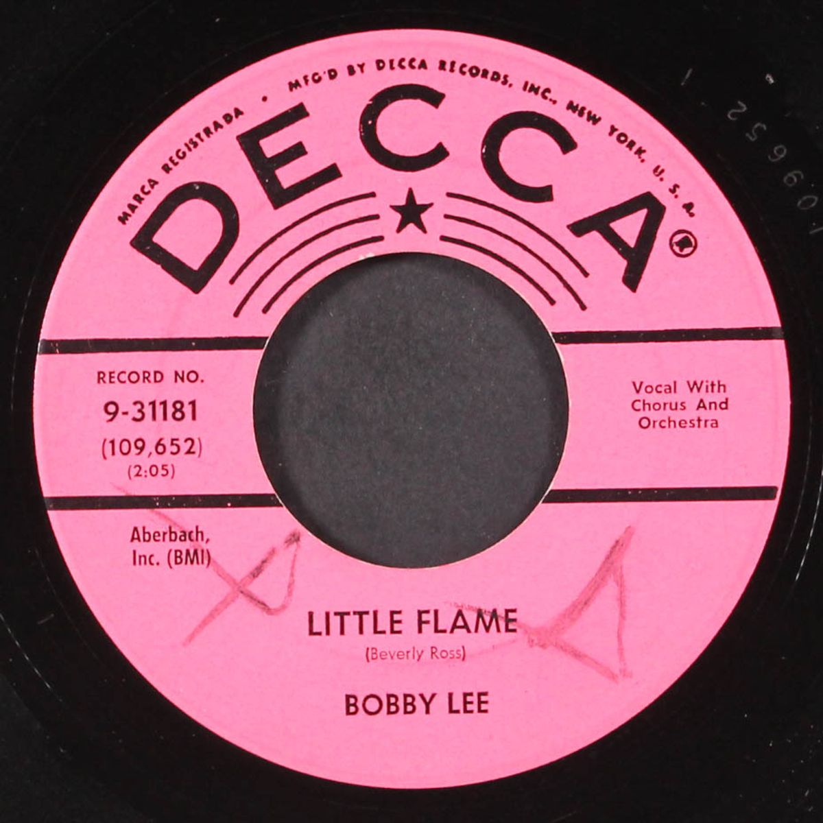 sugar love / little flame by BOBBY LEE