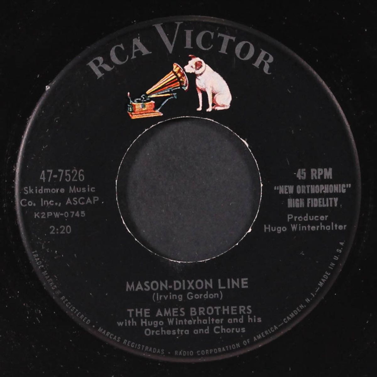 someone to come home to / mason-dixon line by AMES BROTHERS