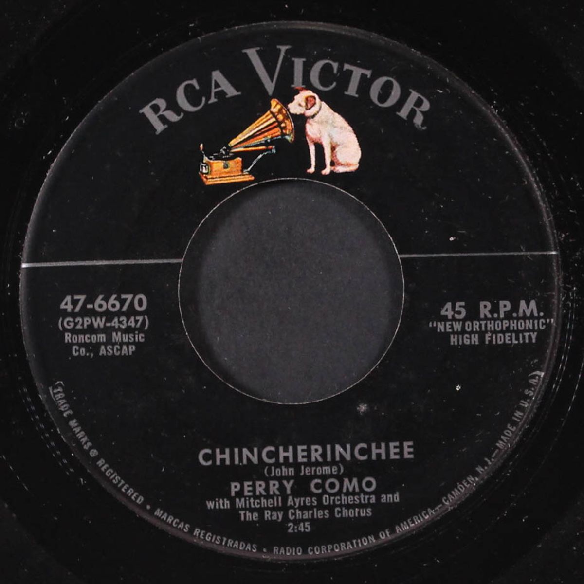 moonlight love / chincherinchee by PERRY COMO