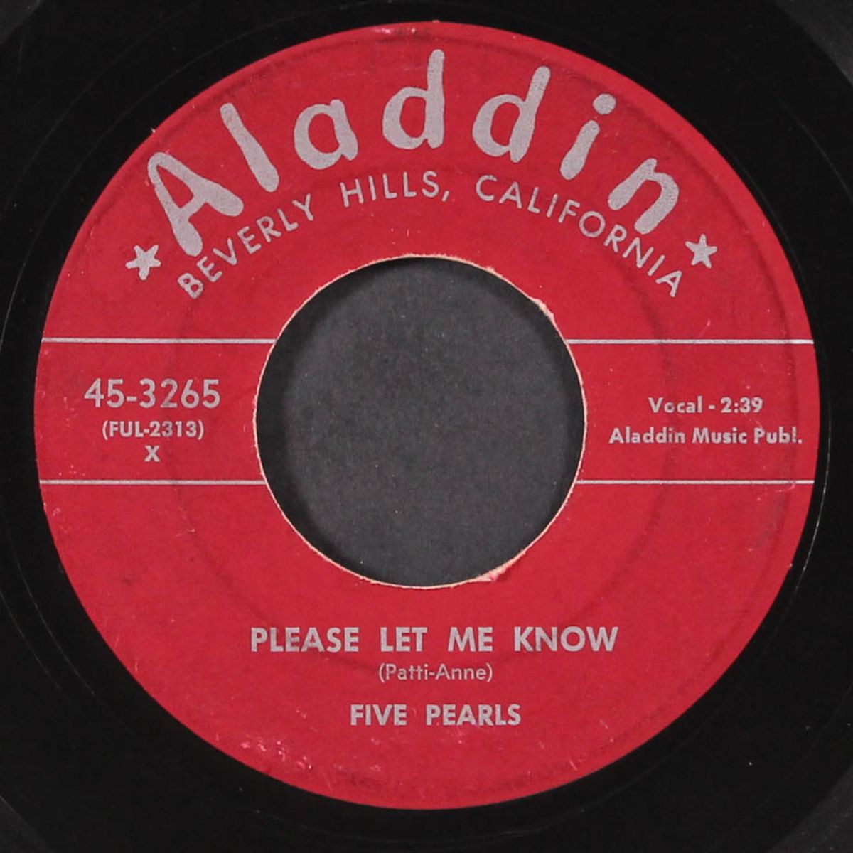please let me know / real humdinger by FIVE PEARLS