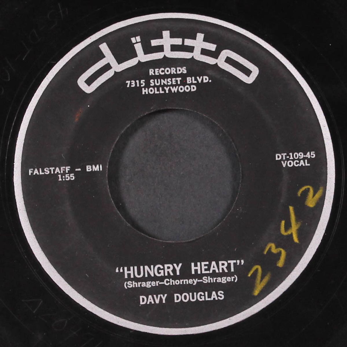 shivers / hungry heart by DAVY DOUGLAS
