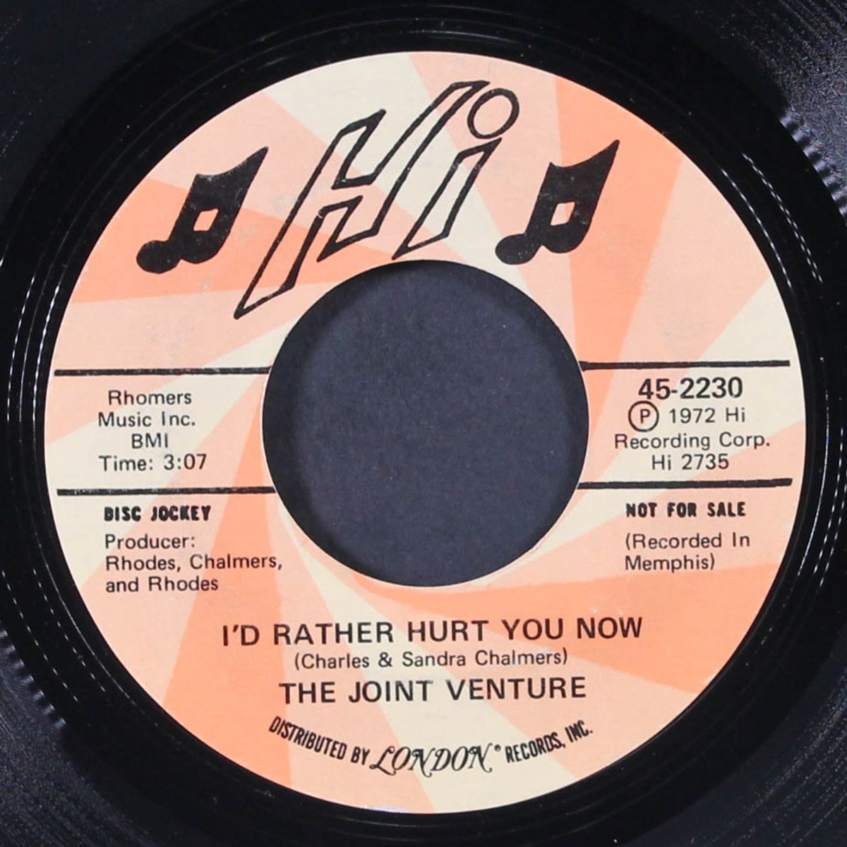 when the battle is over / i'd rather hurt you now by JOINT VENTURE