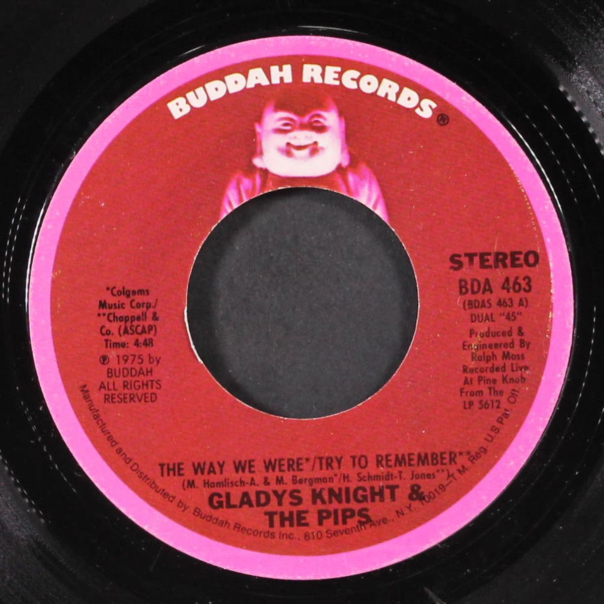 the way we were / try to remember by GLADYS KNIGHT & PIPS