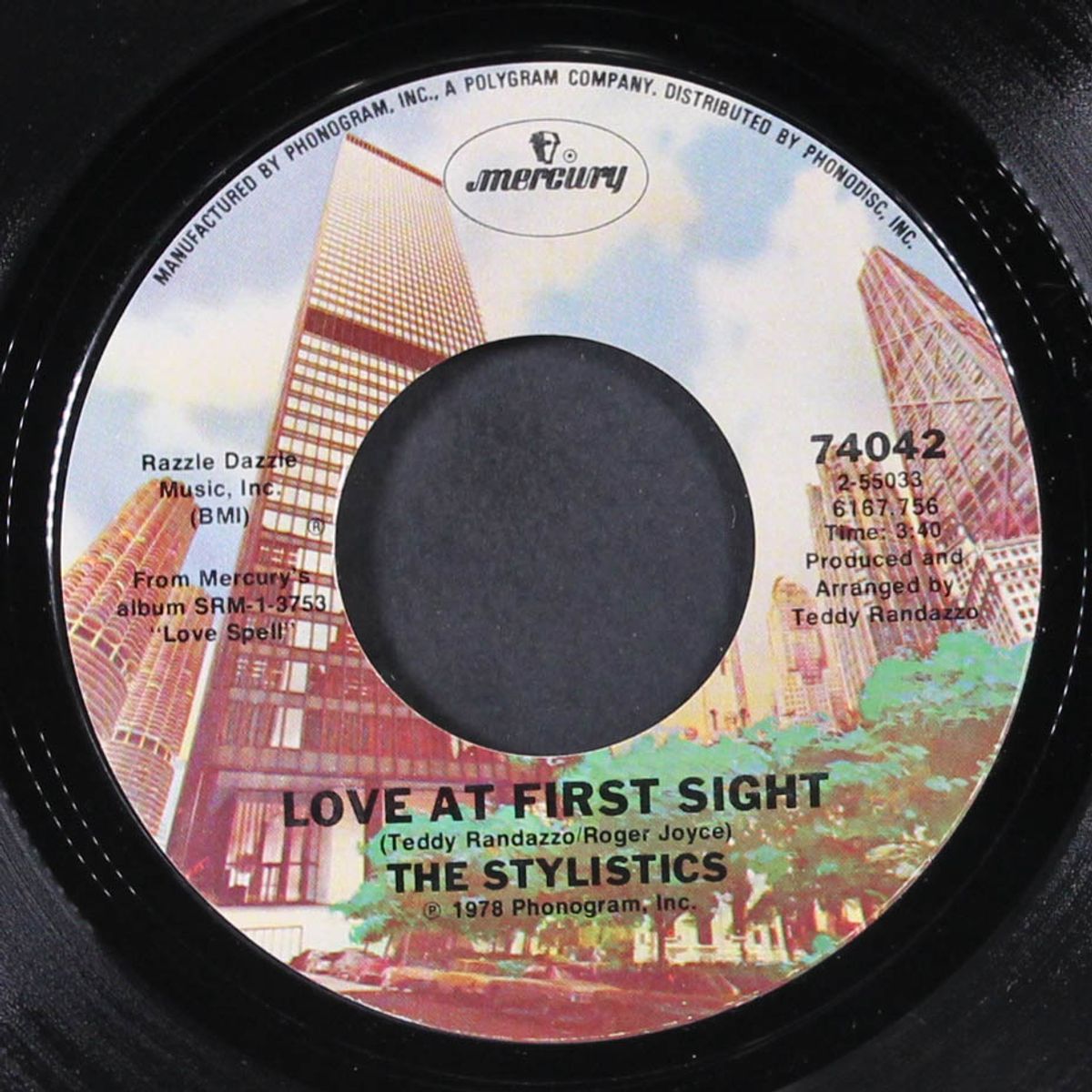 love at first sight / broken wing by STYLISTICS