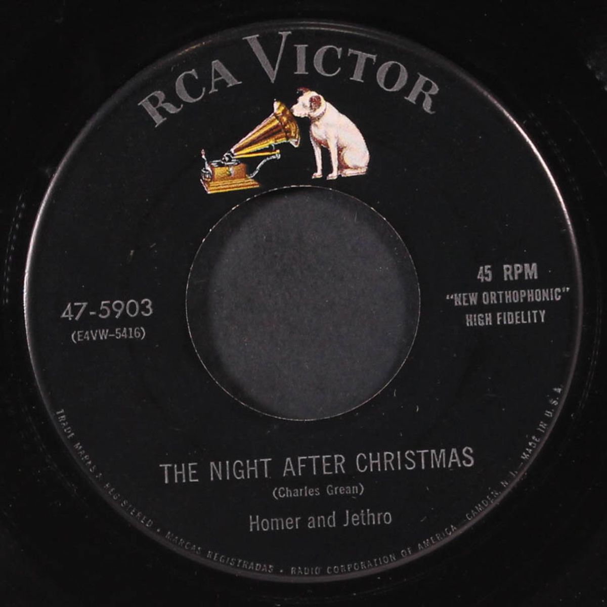 santy baby / the night after christmas by HOMER & JETHRO