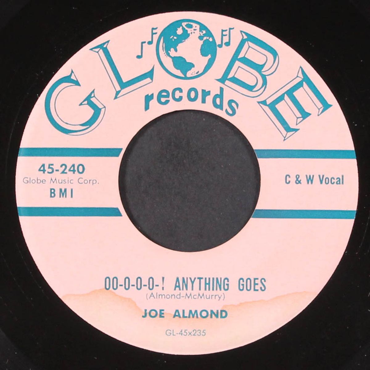 oo-o-o-o! anything goes / go on and talk your head off by JOE ALMOND