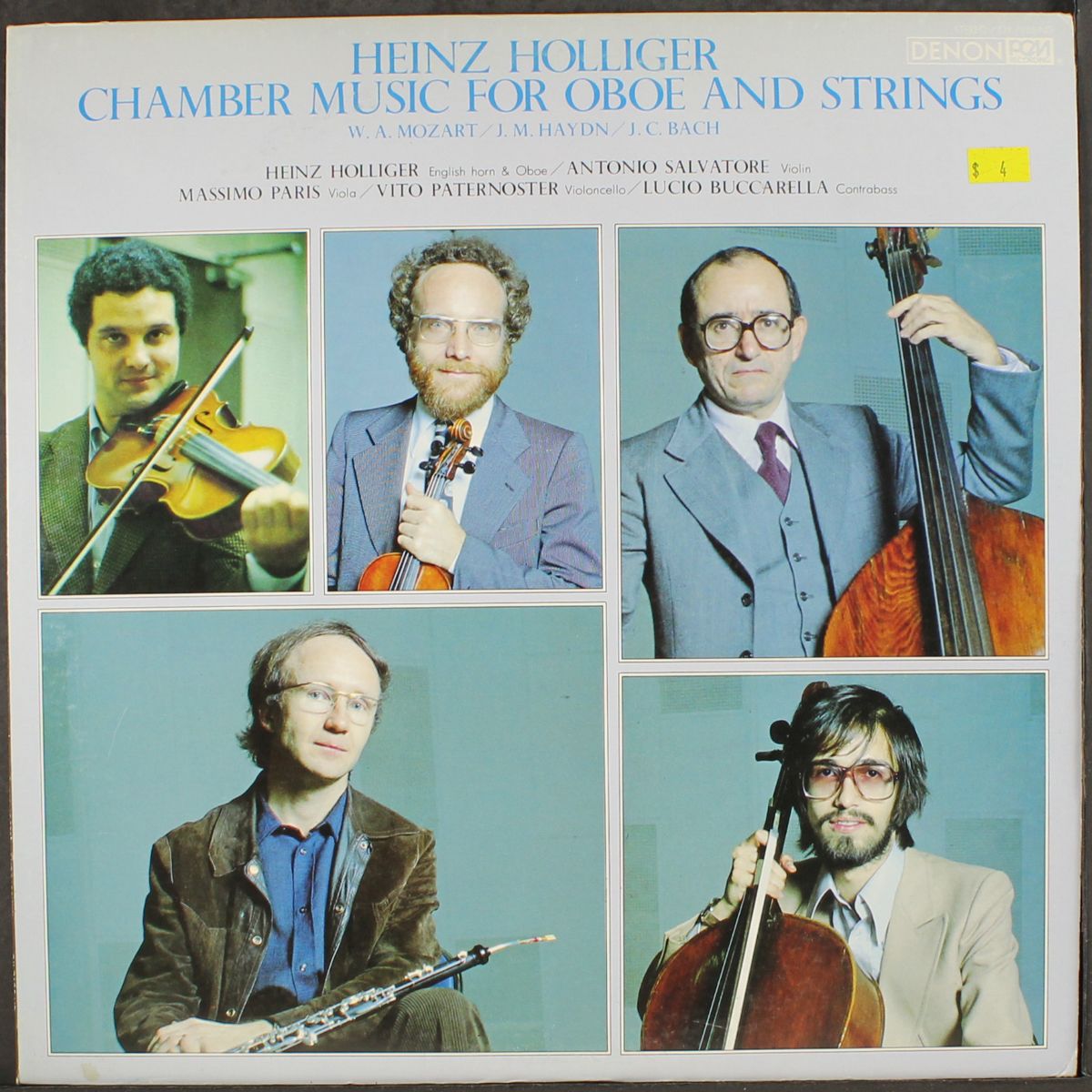chamber music for oboe and strings by HEINZ HOLLIGER