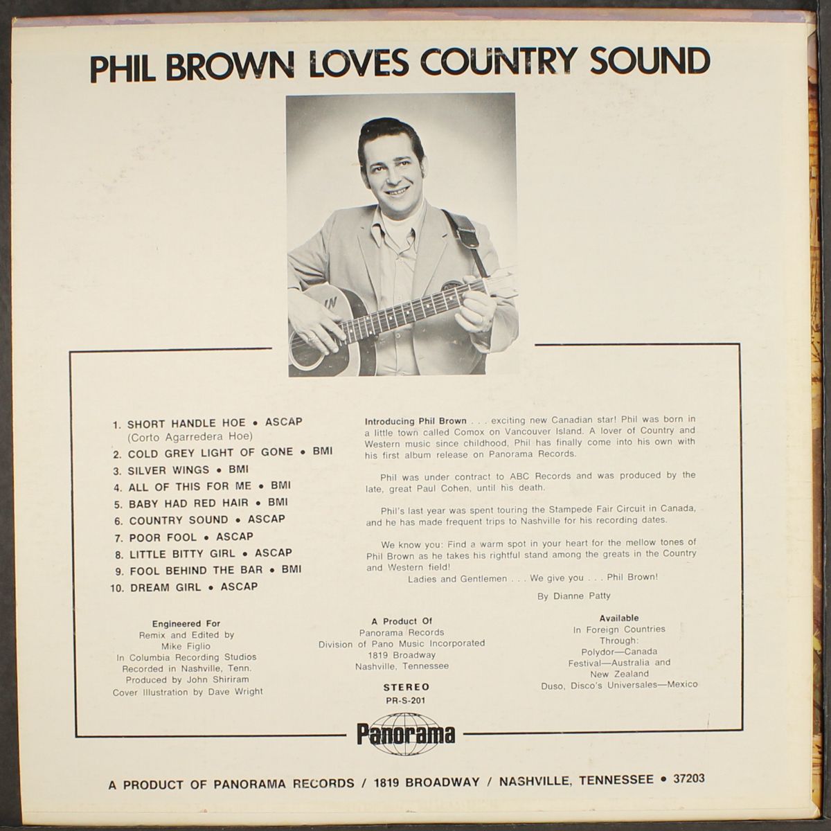 the country sound by PHIL BROWN