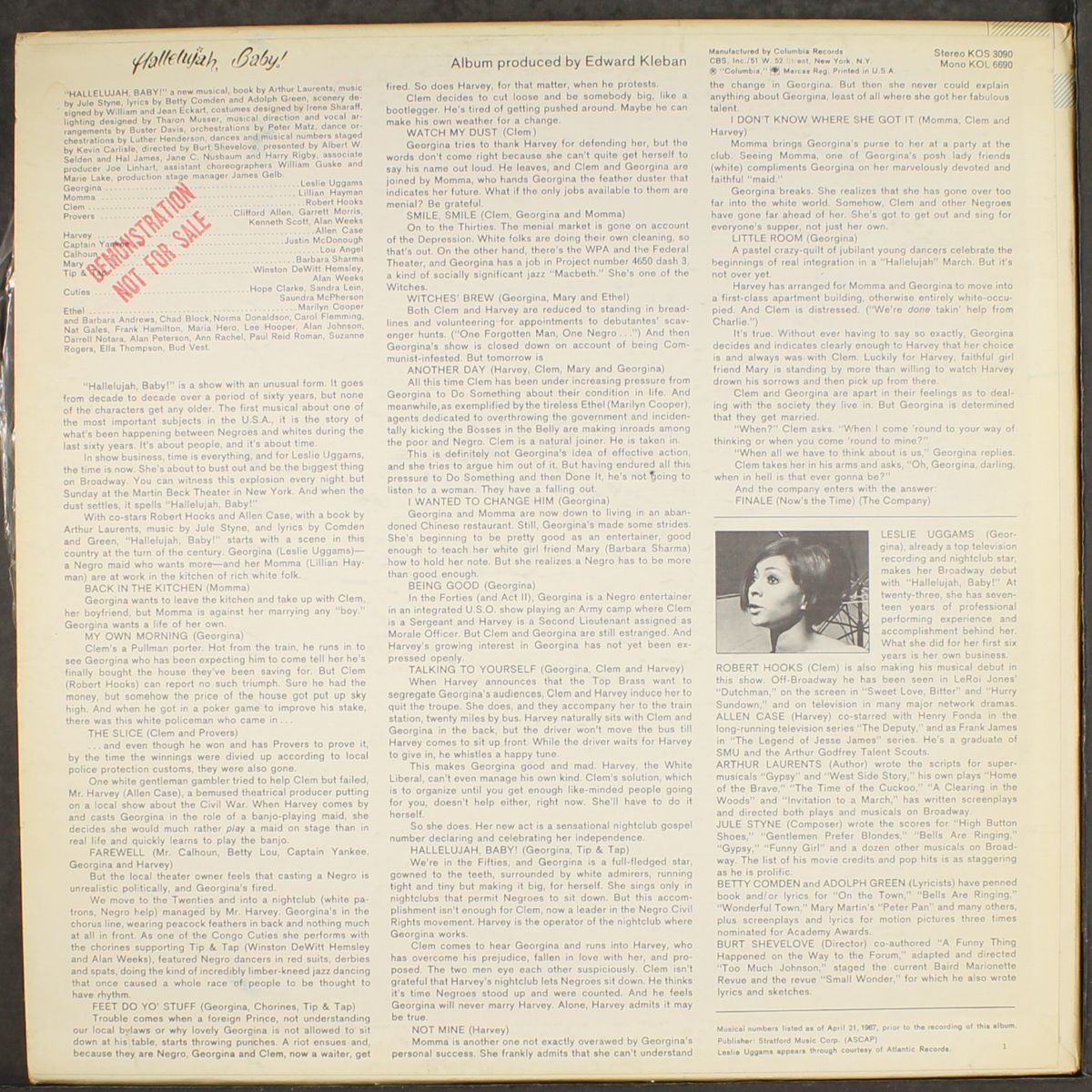 hallelujah, baby by ORIGINAL CAST