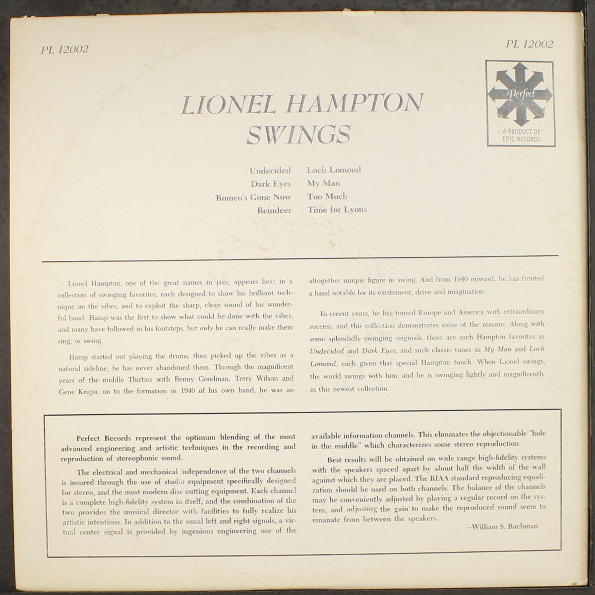 swings by LIONEL HAMPTON