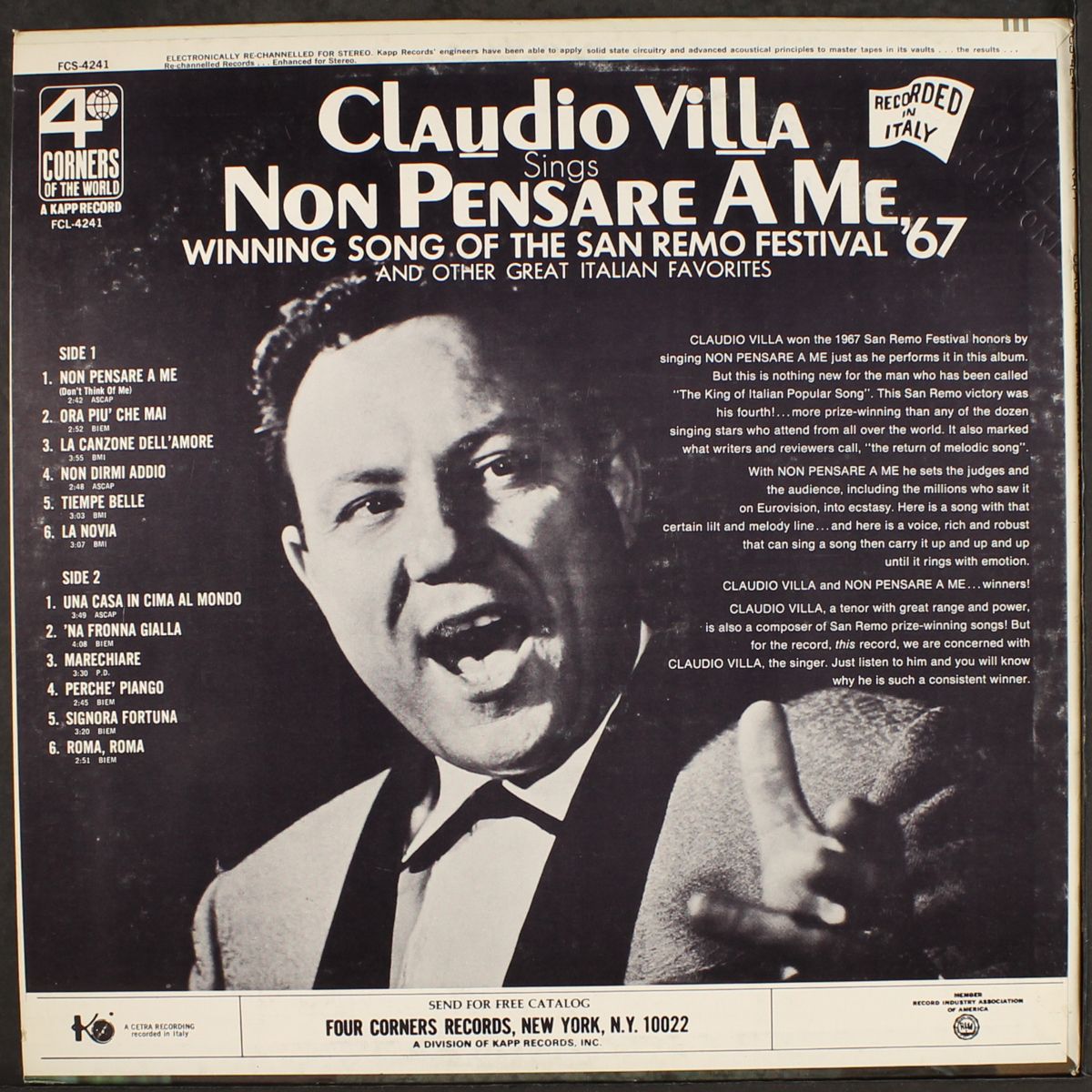 non pensare a me by CLAUDIO VILLA