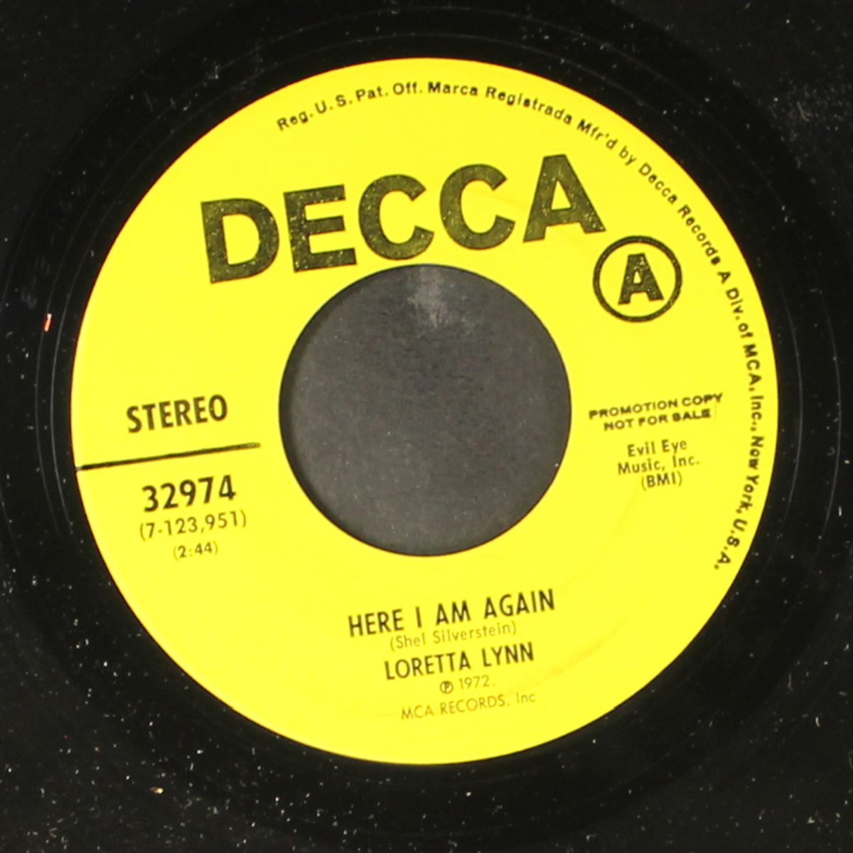 my kind of man / here i am again by LORETTA LYNN