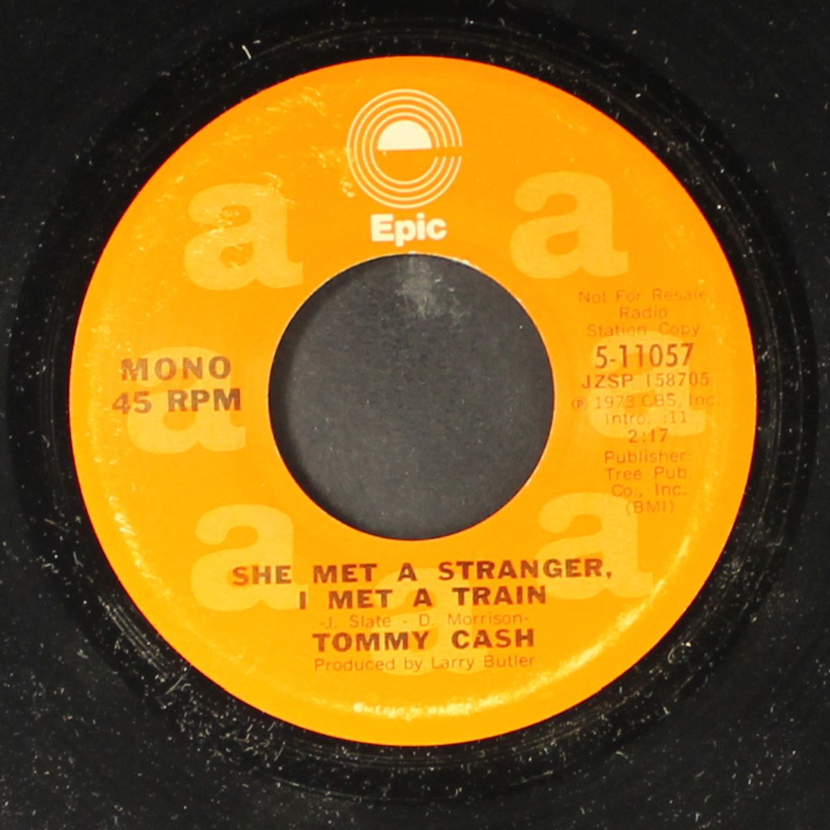 she met a stranger, i met a train / mono by TOMMY CASH