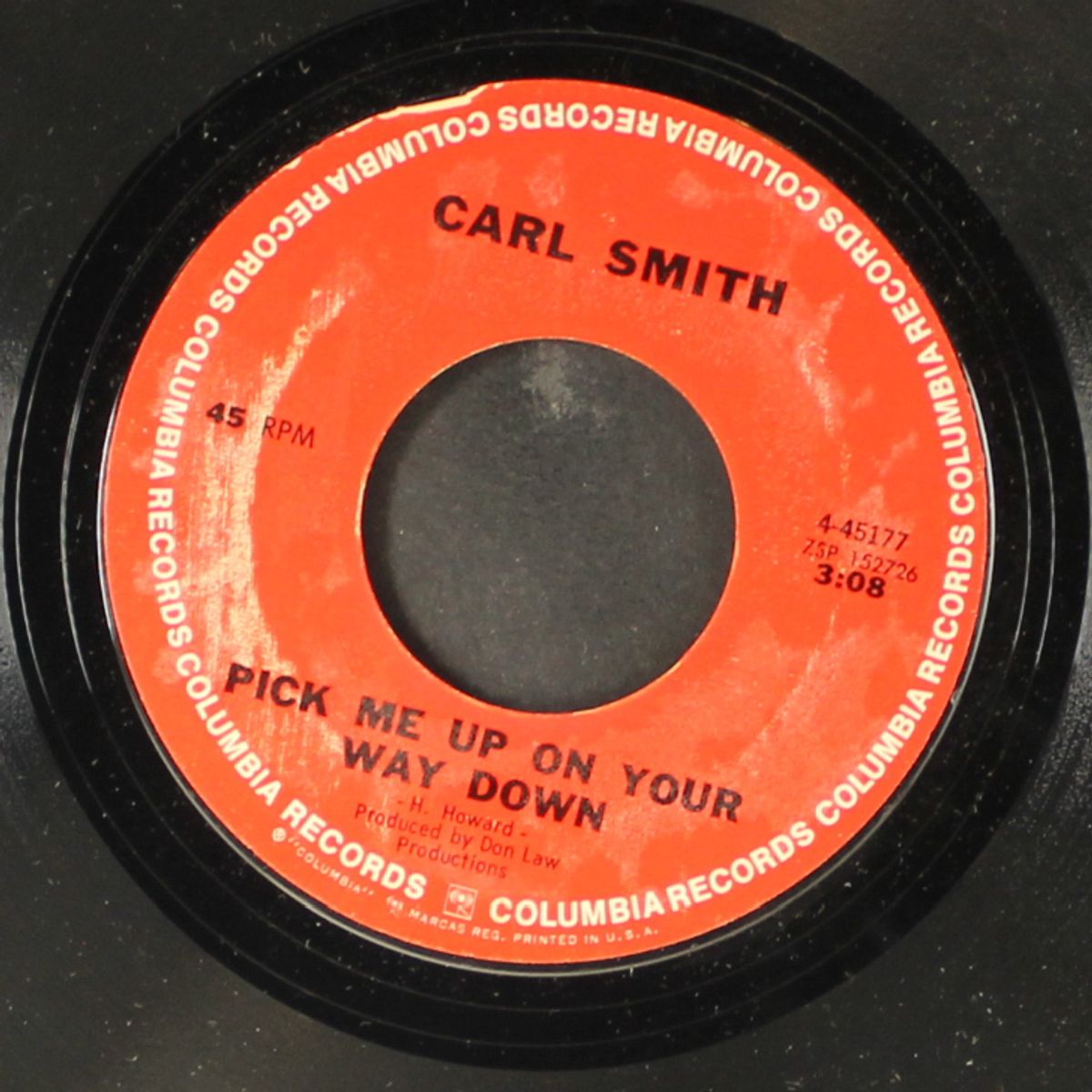 pick me up on your way down / bonaparte's retreat by CARL SMITH